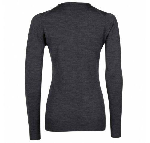 Charcoal Fine Knit Merino Wool Sweater