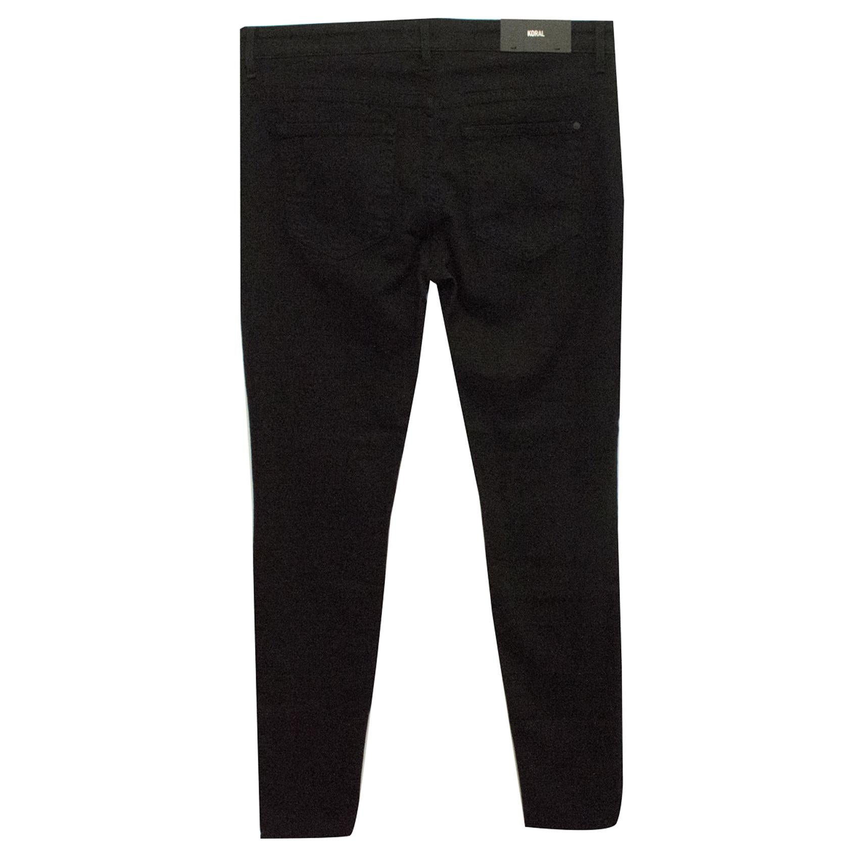 Koral Black High Rise Skinny Jeans