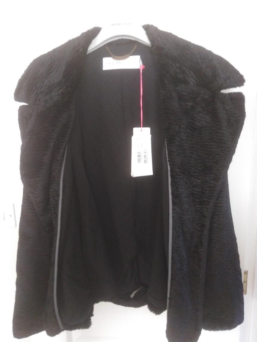 See By Chloe Black Velvet Jacket