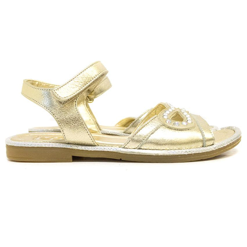 Step 2wo Girls Gold Sandls