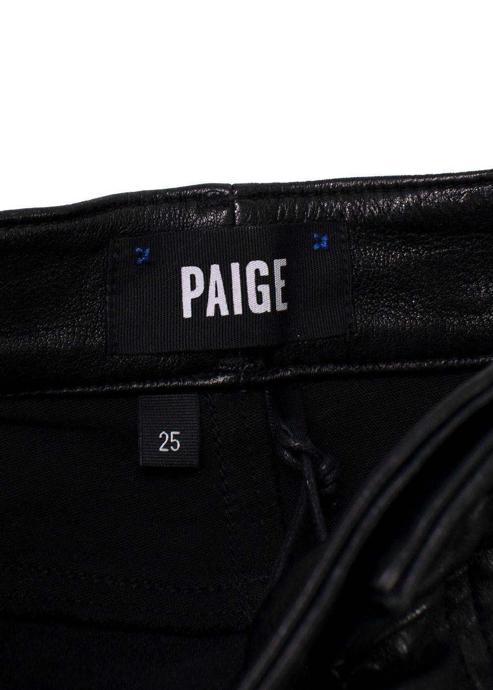 Edgemont Ankle Skinny Leather Trousers