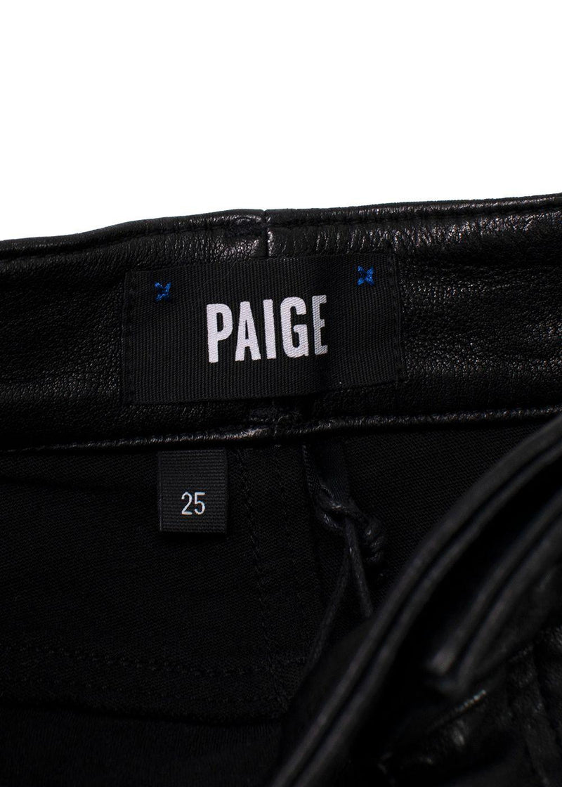 Edgemont Ankle Skinny Leather Trousers
