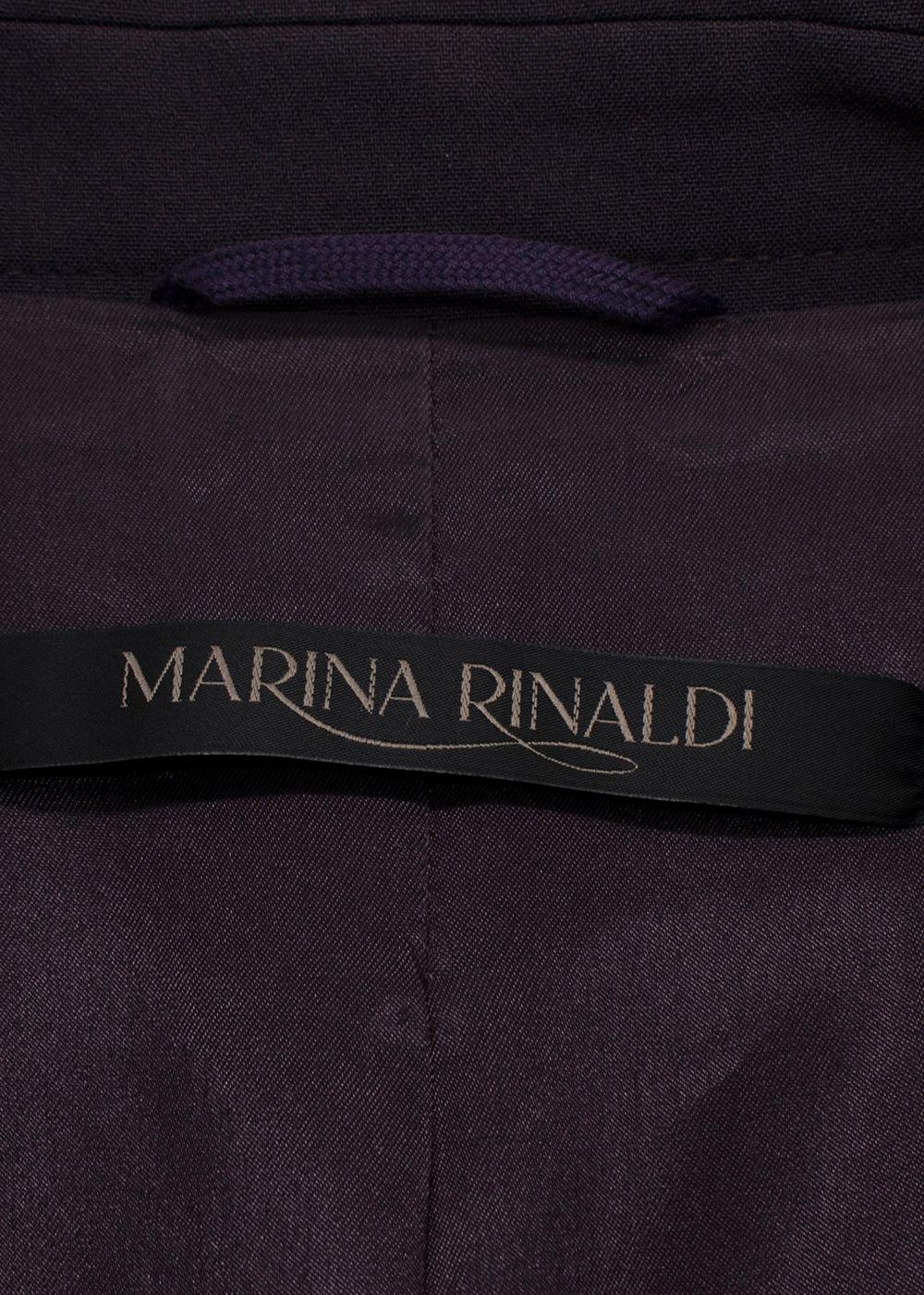 Marina Rinaldi Aubergine Single Breasted Blazer and Trouser Suit