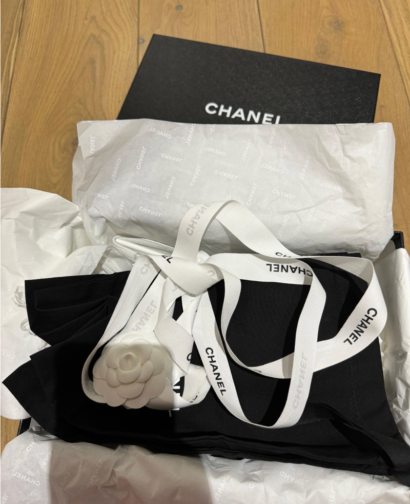 Chanel Mock Croc Slingback Sandals
