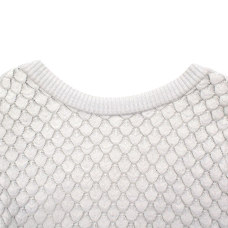 Waffle Knit Mini Dress