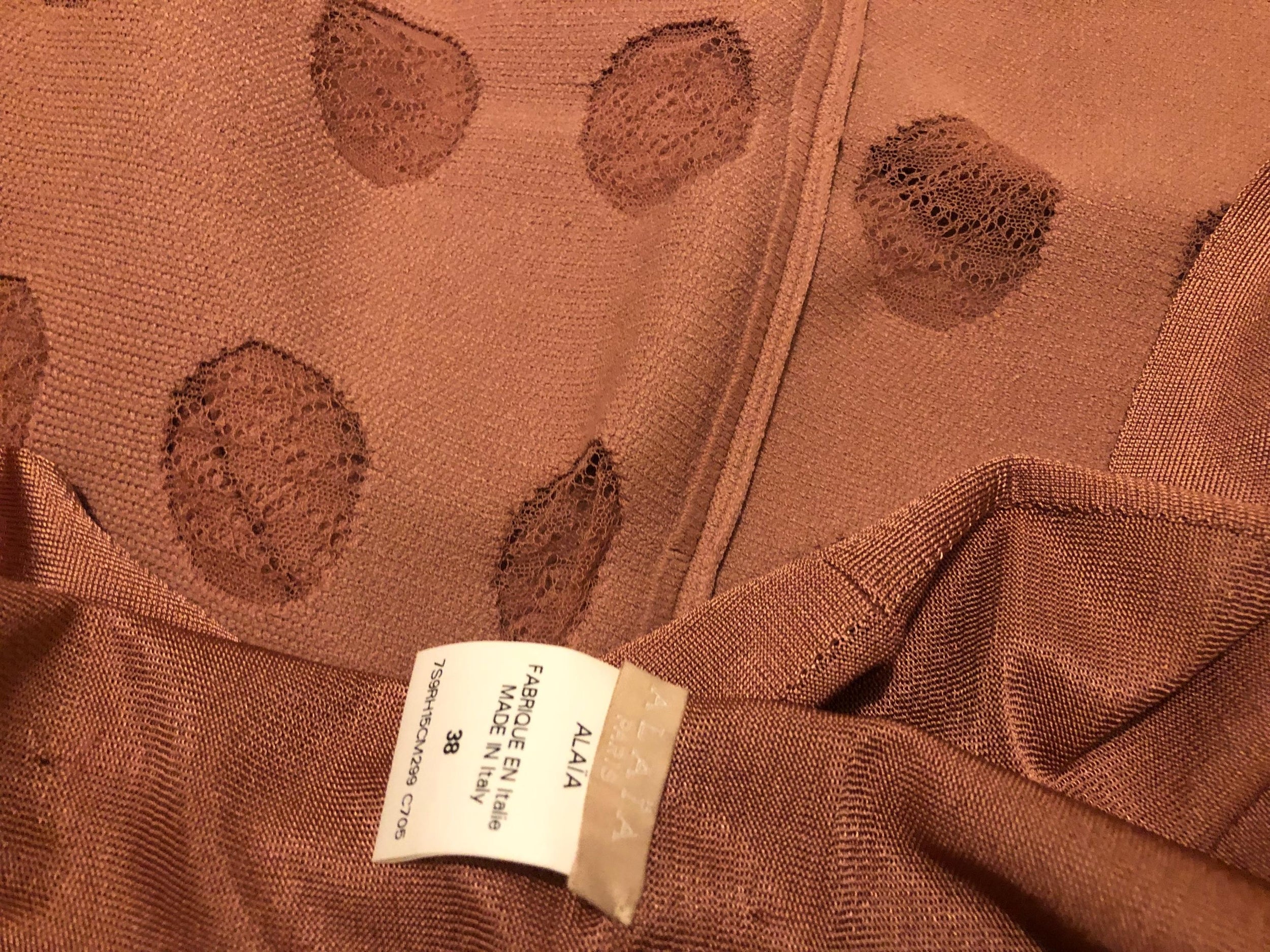 Alaia Pink Skater Dress