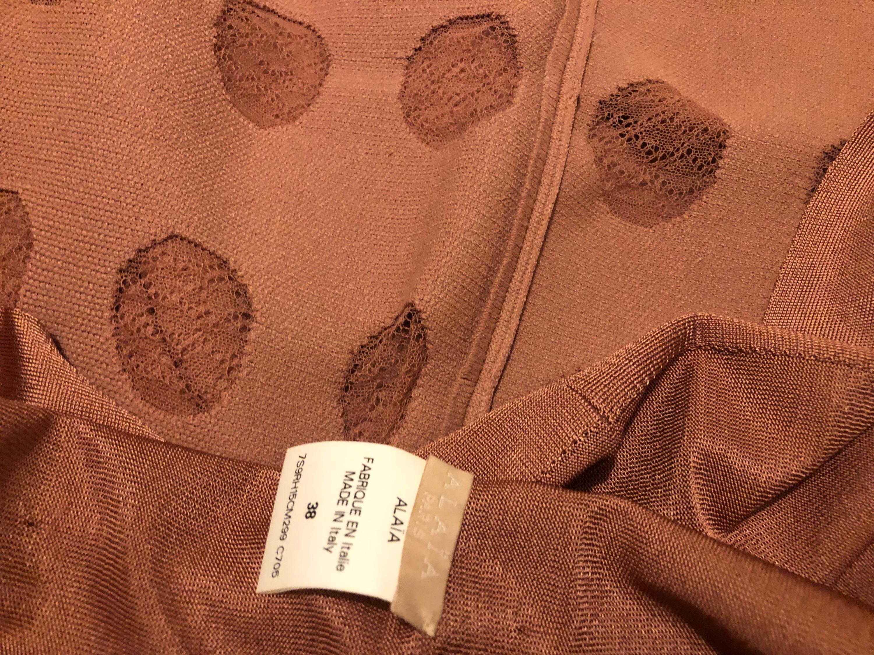 Alaia Pink Skater Dress