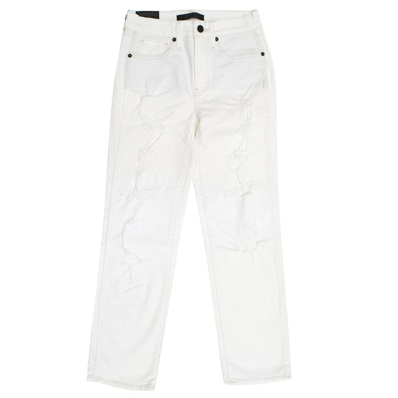 Genetic White Distressed Jeans