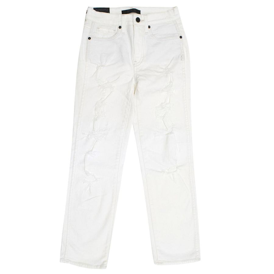 Genetic White Distressed Jeans