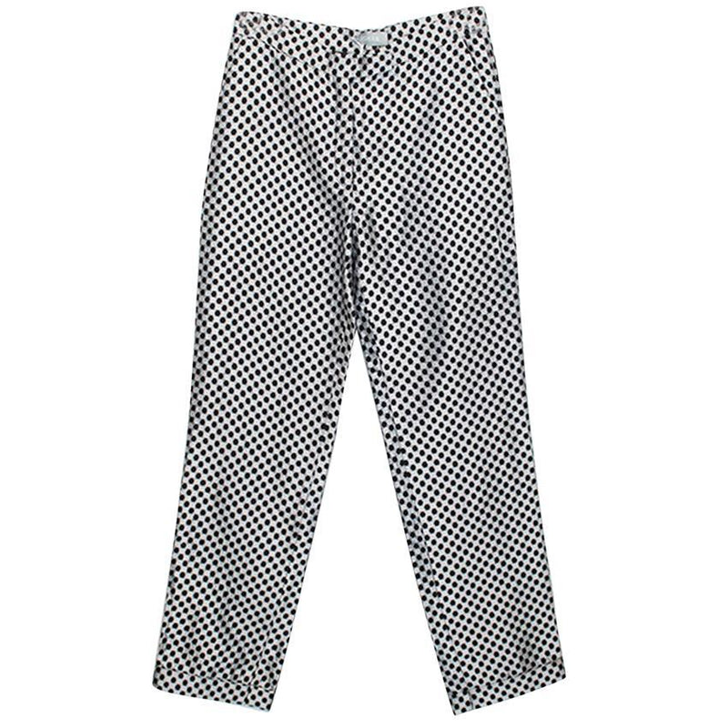 Osman black and silver honeycomb trousers