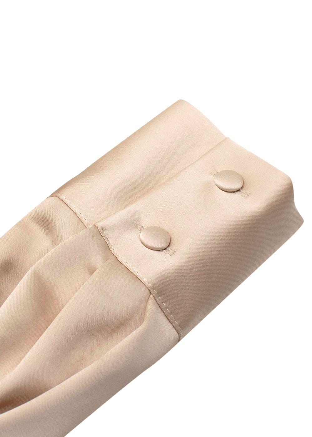 Imperial Champagne Wrap Mini Dress