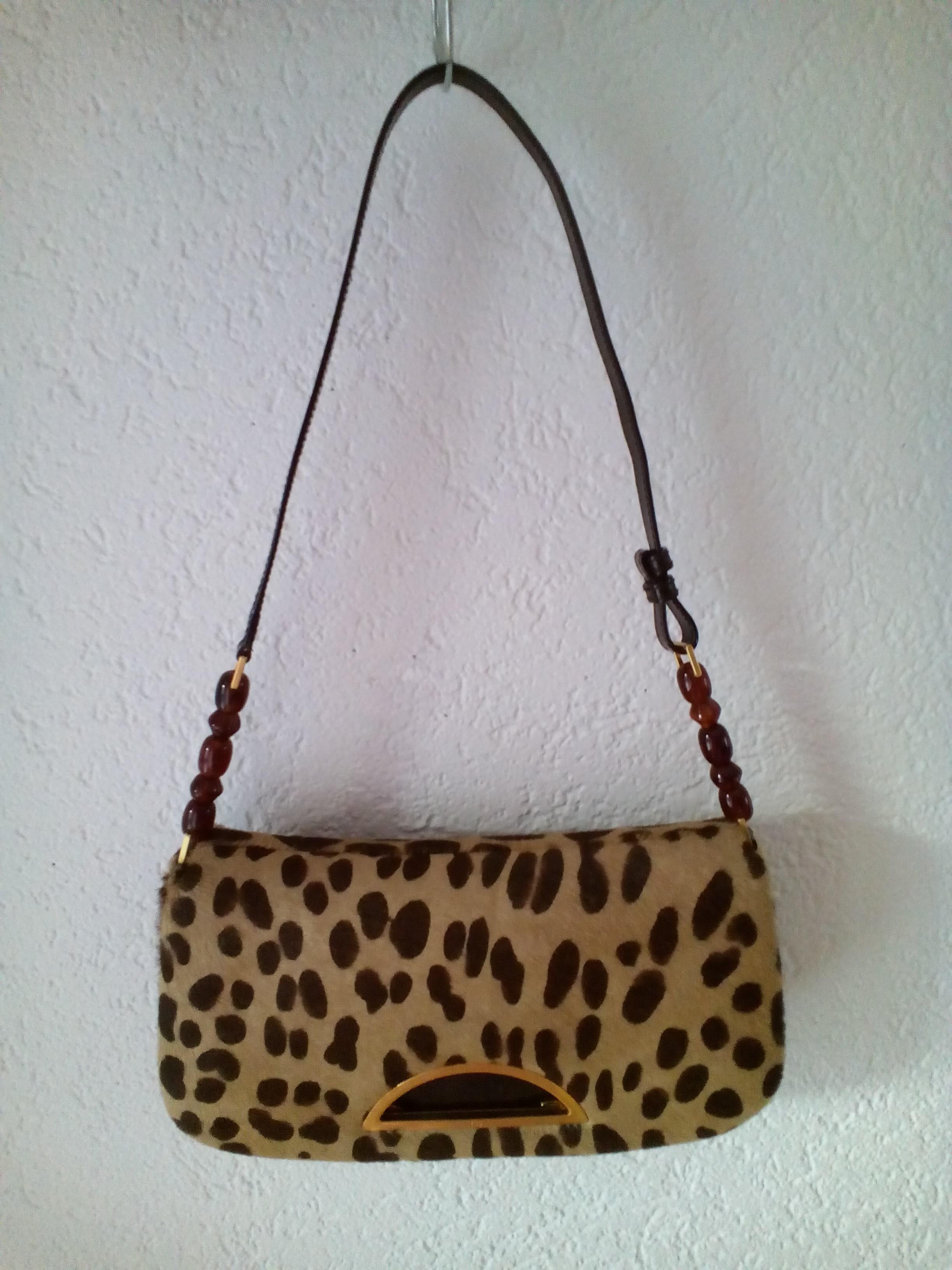 DIOR Pony Hair Clutch