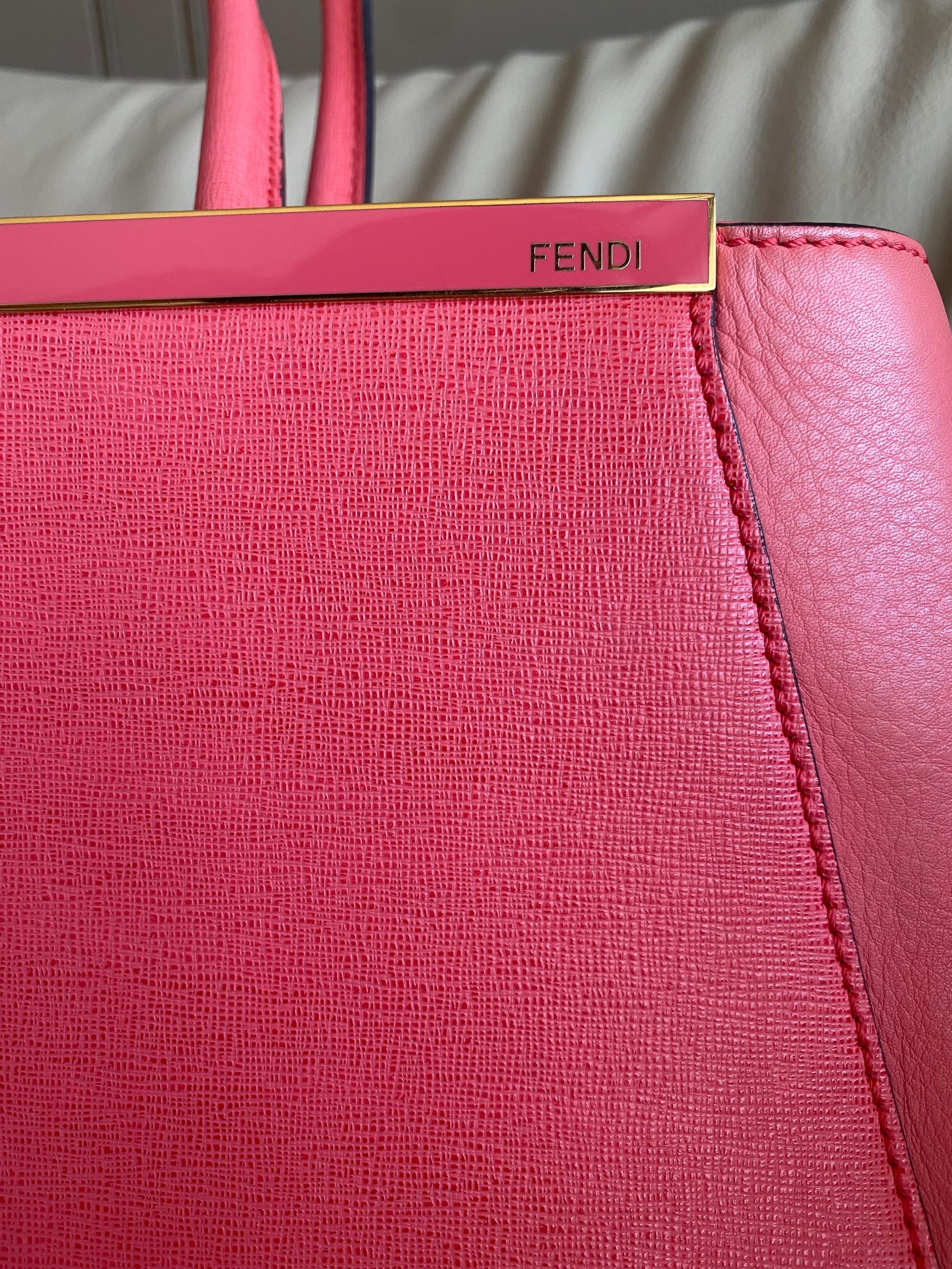Rose Ecstasy Leather 2Jours Tote