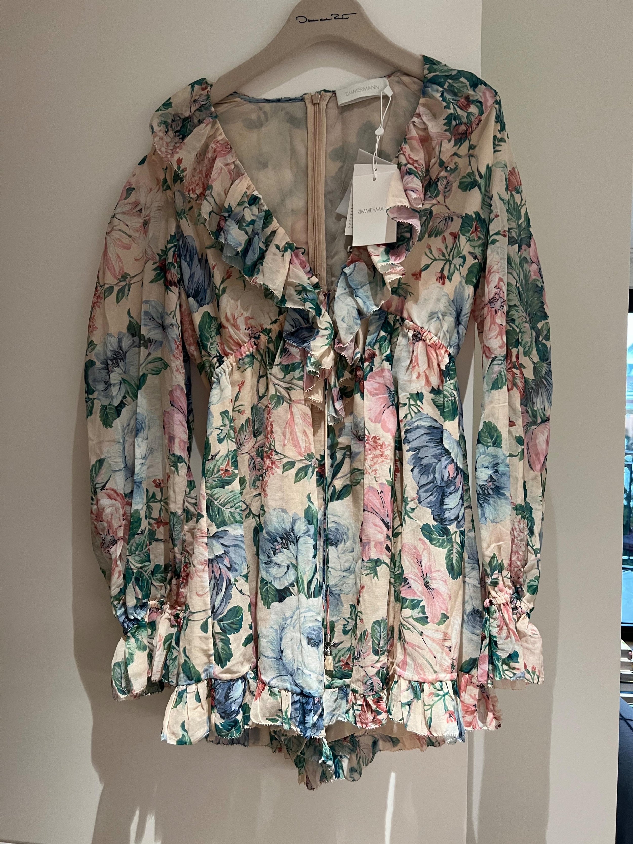 Verity Floral-print Georgette Playsuit