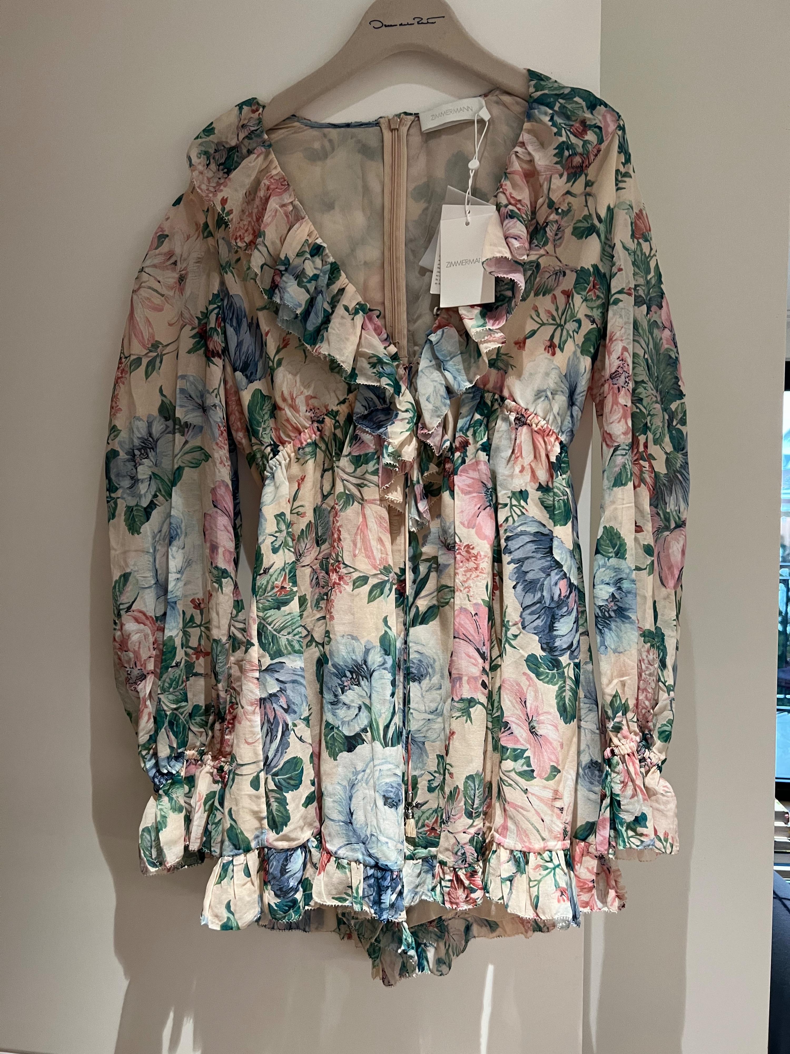 Verity Floral-print Georgette Playsuit