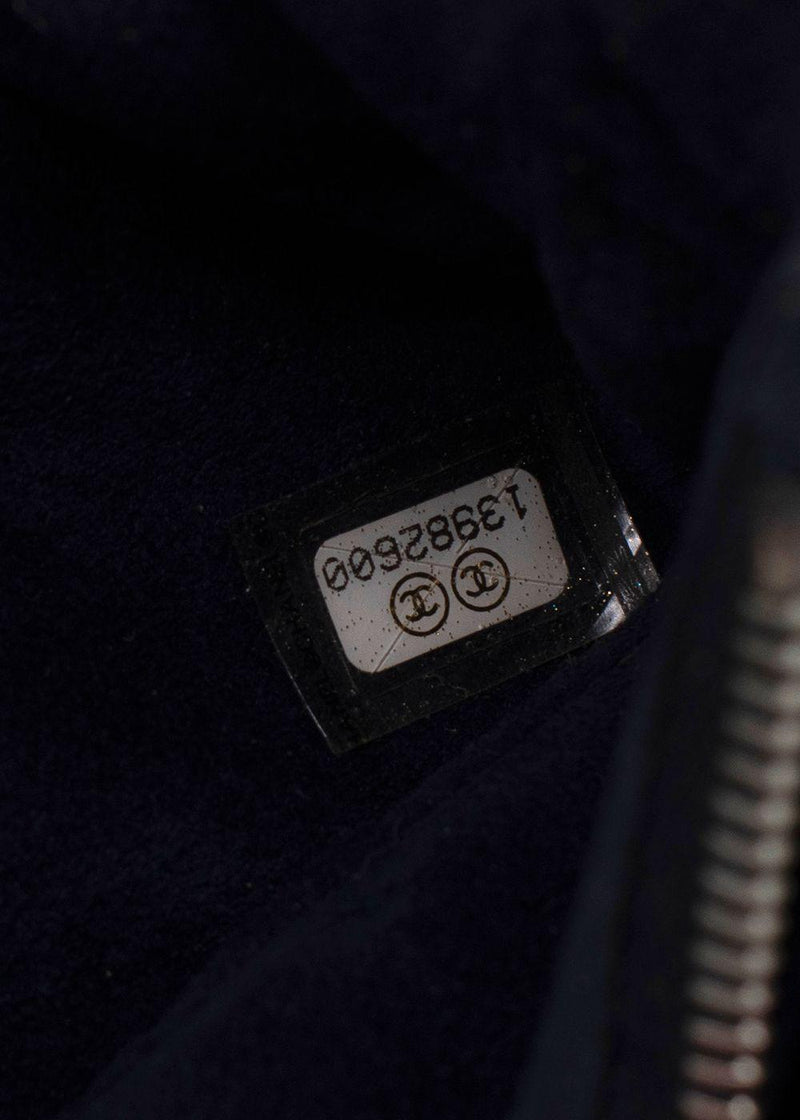 Chanel Midnight Blue Patent Leather Pouch