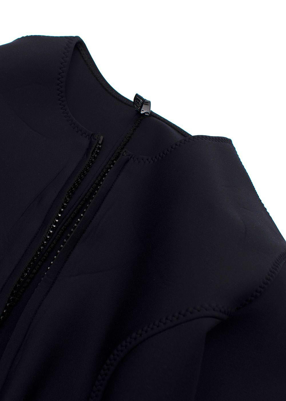 Lisa Marie Black 'The Farrah' Long Sleeve Maillot Bodysuit