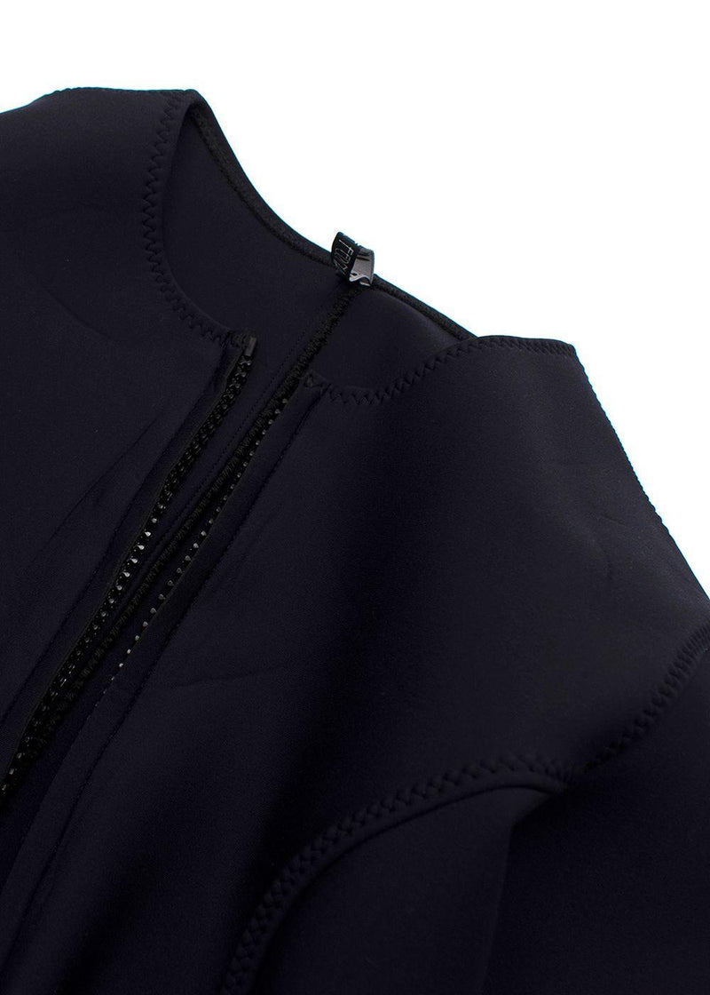 Lisa Marie Black 'The Farrah' Long Sleeve Maillot Bodysuit