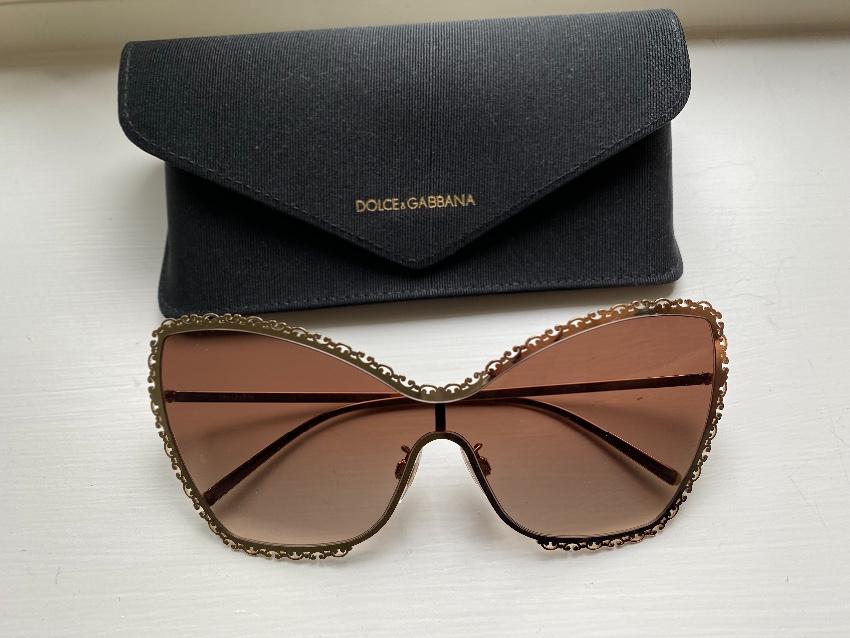 Dolce & Gabbana Filigree Baroque Oversize Sunglasses