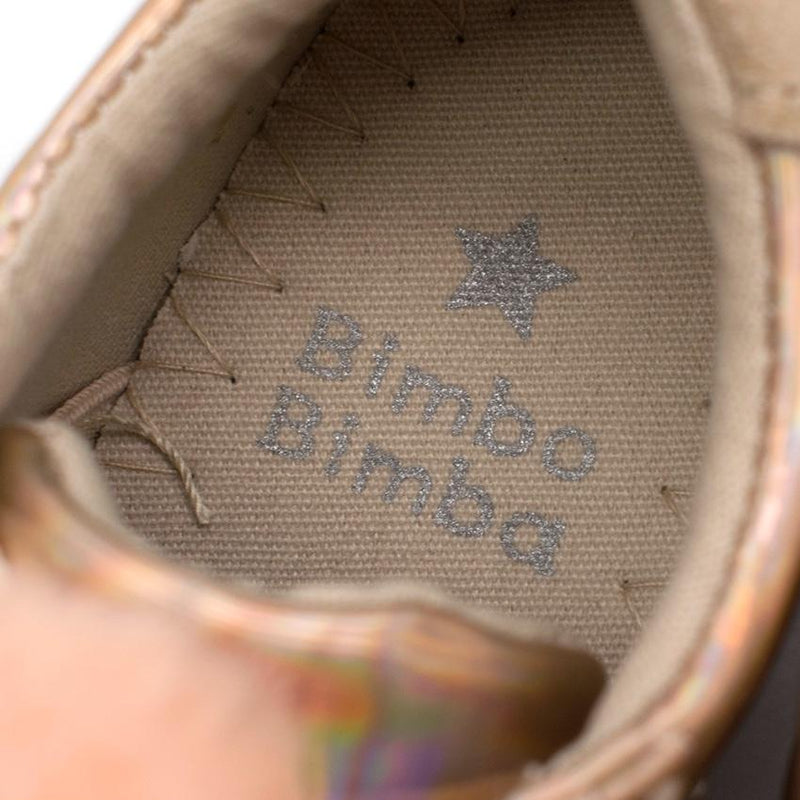 Bimbo Bimba Childrens Sneakers with Pom Poms