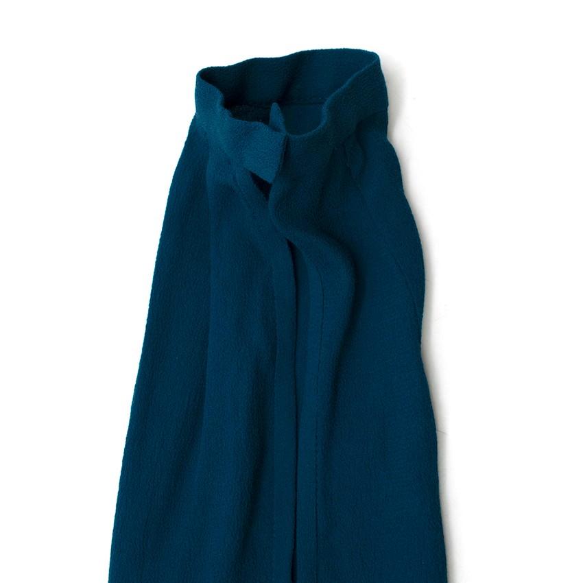 Diane von Furstenberg Blue Net Trim Dress