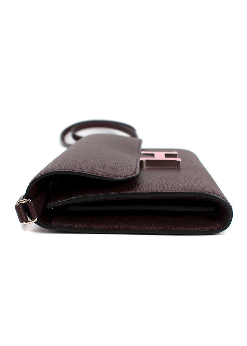 Hermes Rouge Sellier Epsom Leather Limited Edition Constance to Go Bag