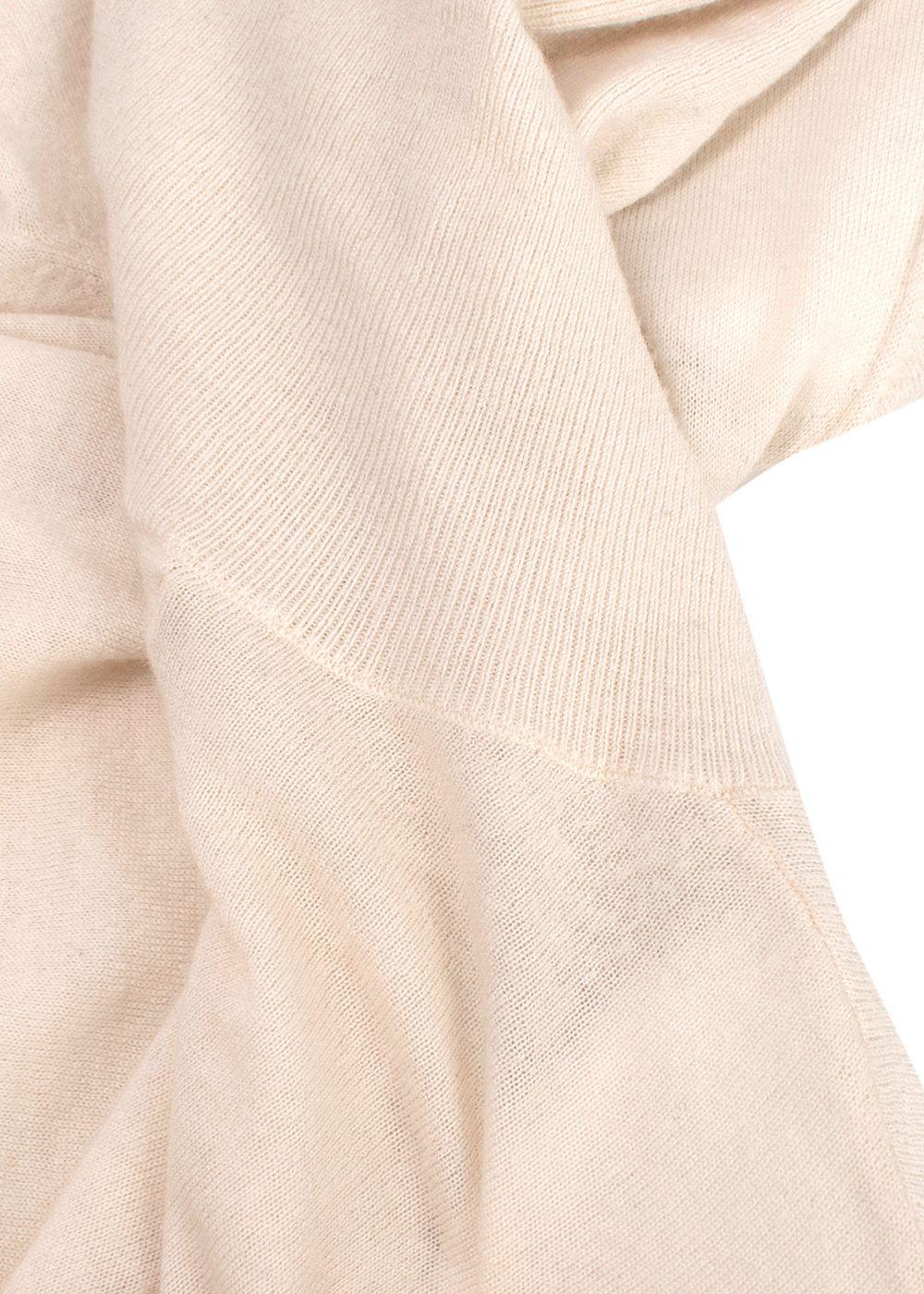 LouLou Studio Cream Wool Turtleneck Sweater