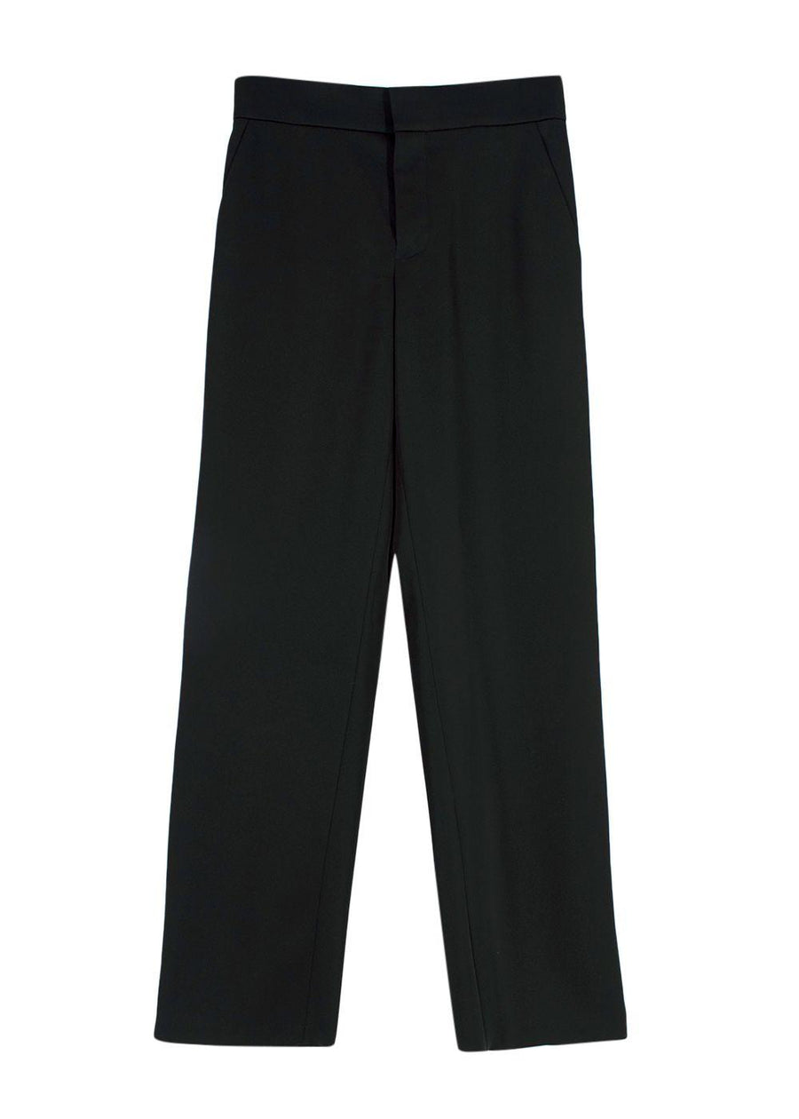Loewe Black Satin Tailored Trousers