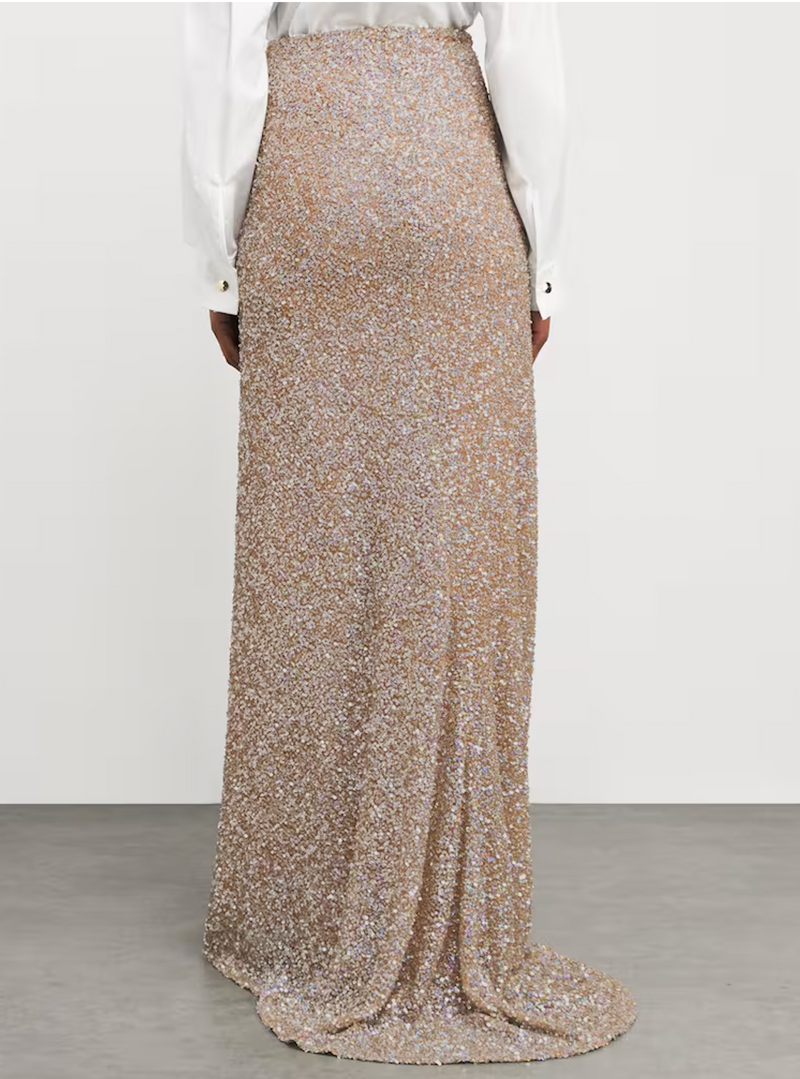 Costarellos Sequinned Ella Maxi Skirt