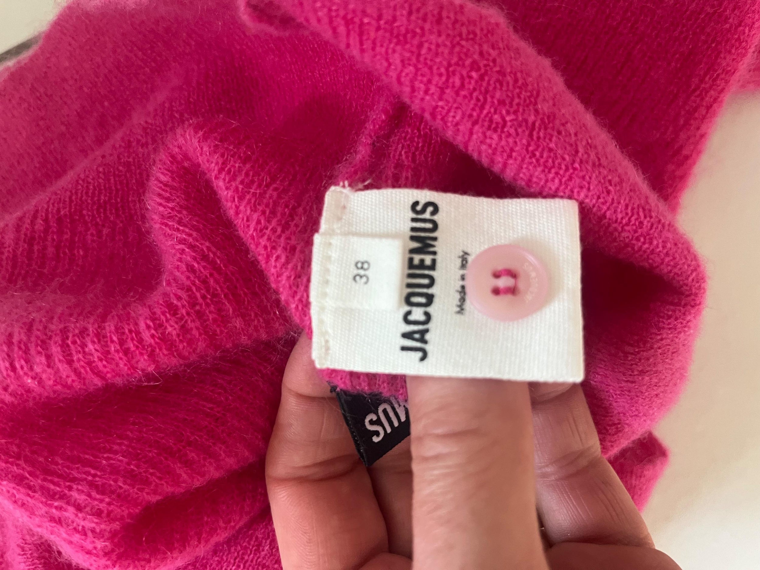 Jacquemus Alzou Cropped Mohair-blend Cardigan