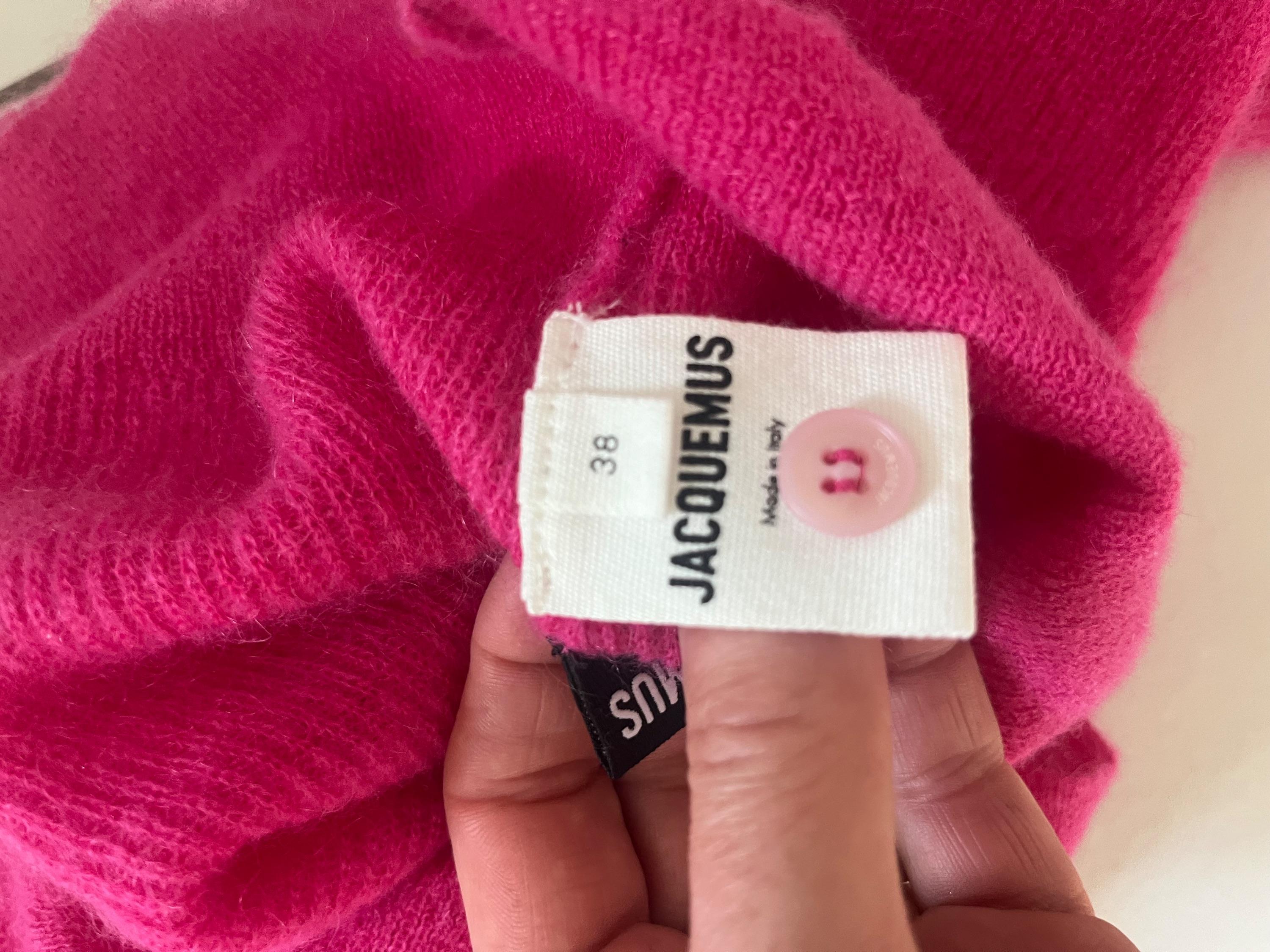 Jacquemus Alzou Cropped Mohair-blend Cardigan