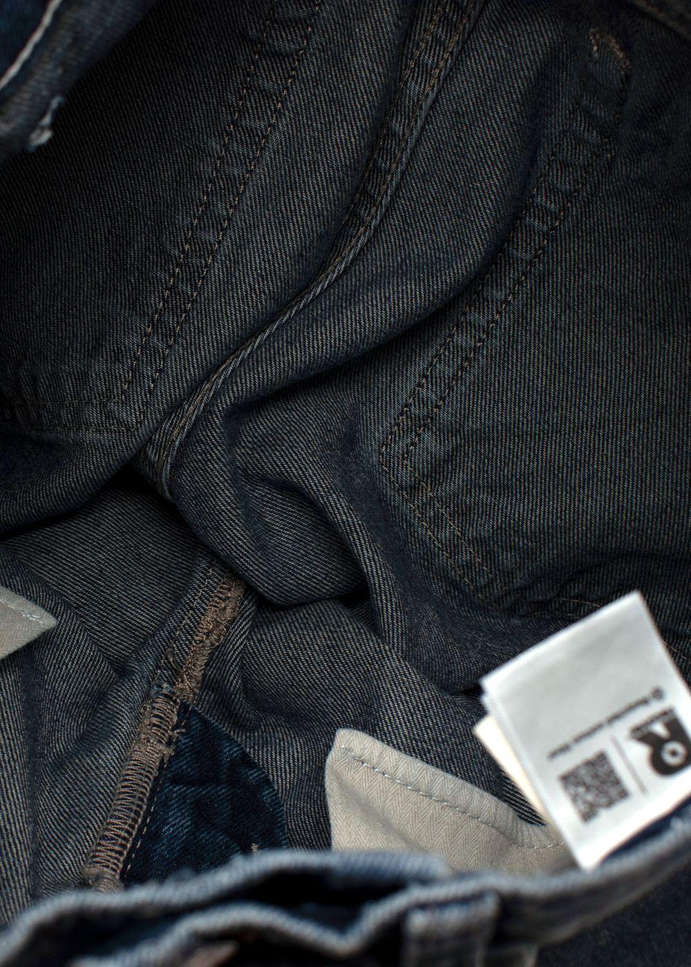 DL 1961 Taylor Barrel Dark Blue Ultra High Rise Jeans