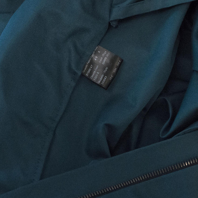 Brioni Blue Long Trench Coat