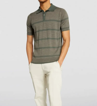 John Smedley Merino Wool Webb Polo Shirt