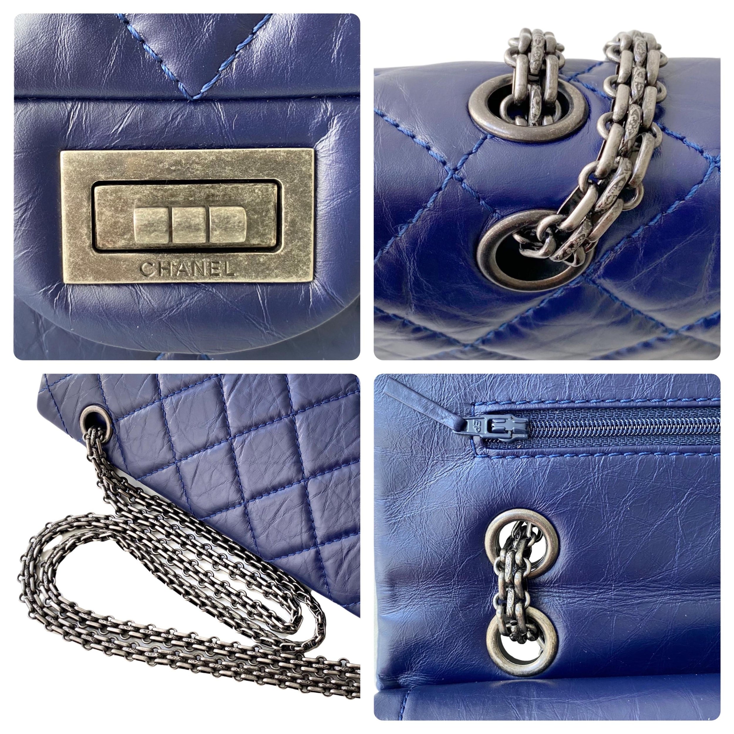 Blue Reissue 2.55 227 Flap Bag