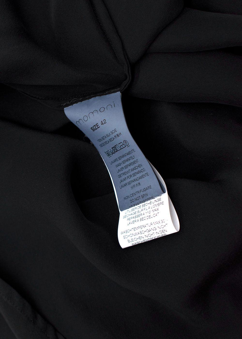 Momoni Black 'Arles' Silk Shirt