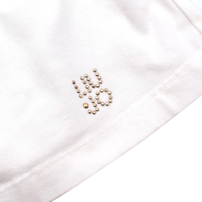 Liu-Jo White Roll-Neck Long-sleeve Top