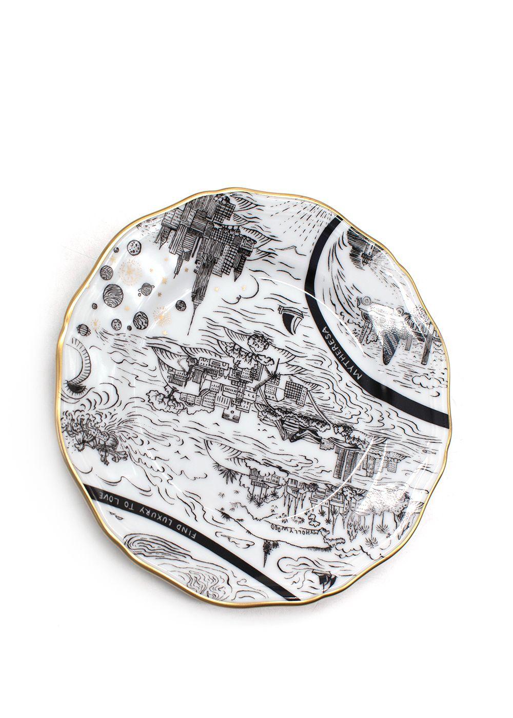 Ginori 1735 x Mytheresa 'Find Luxury to Love' Set of Four Exclusive Plates
