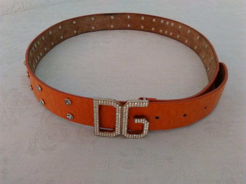 Dolce & Gabbana Leather Belt Swarovski Embellished