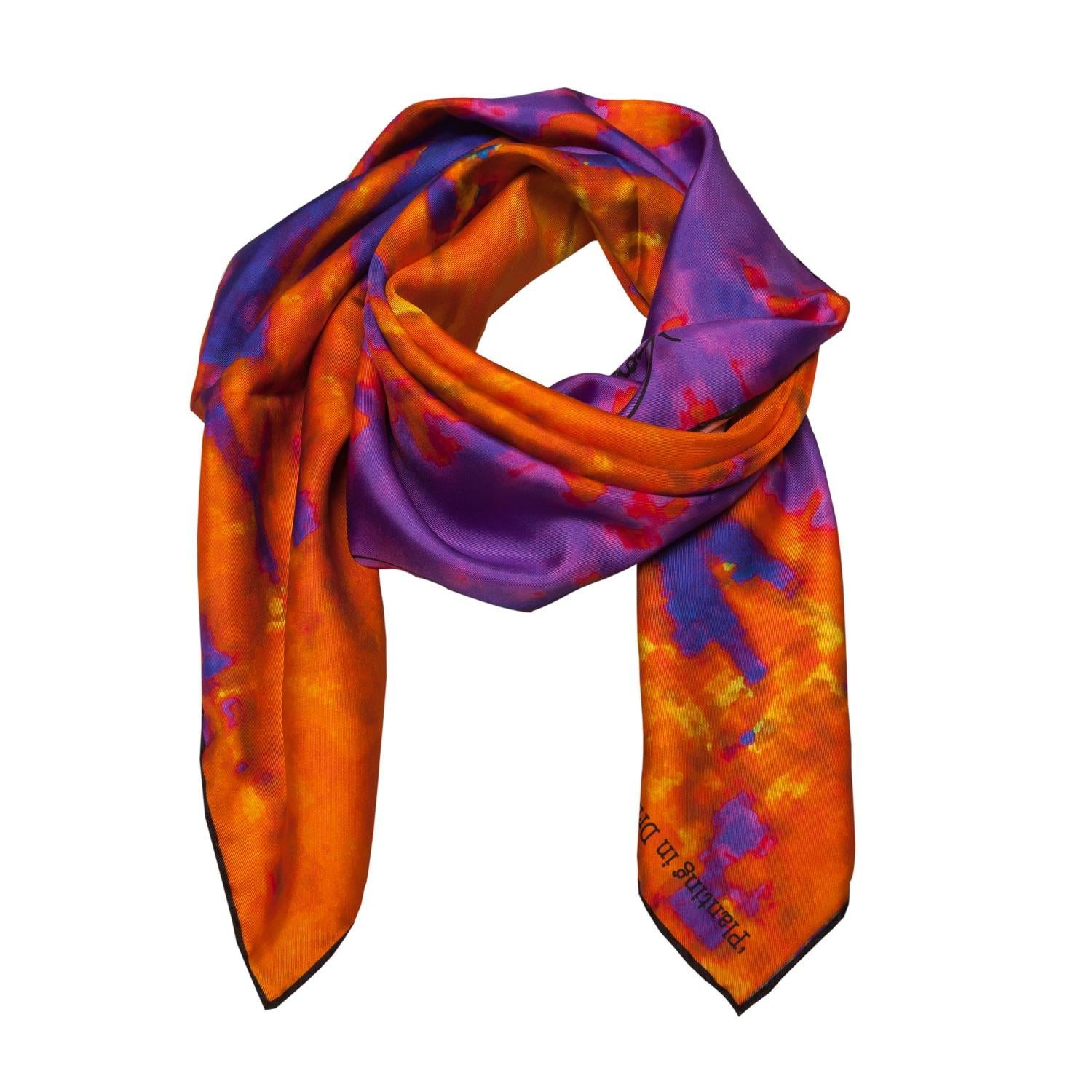 Rosemary Goodenough Planting in Drifts IV Silk Scarf