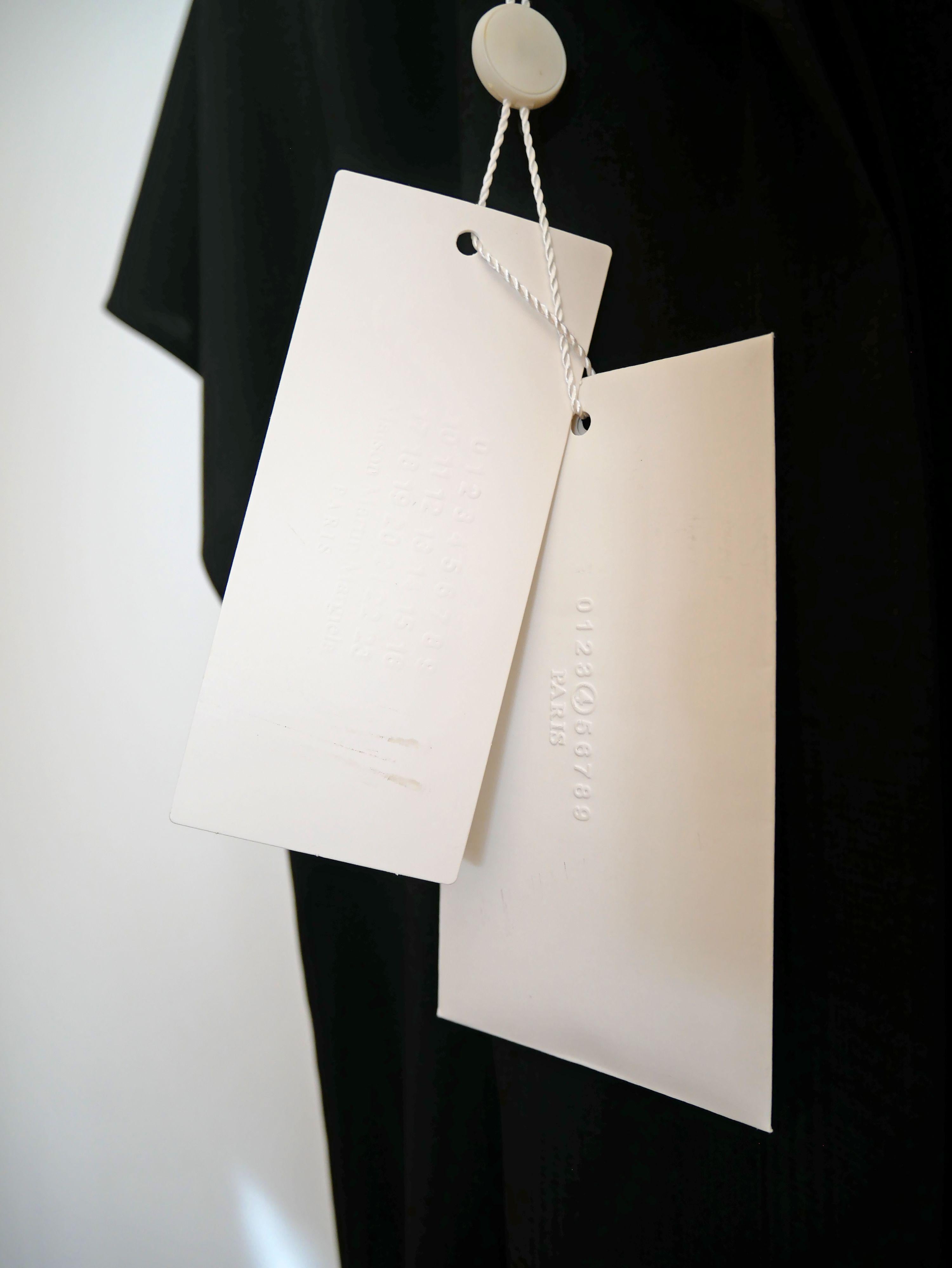 Black Wool Mid-Length Shirt Dress