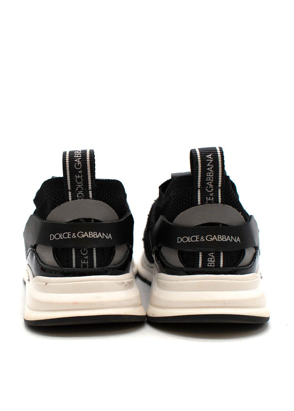 Black suede & mesh logo trainers