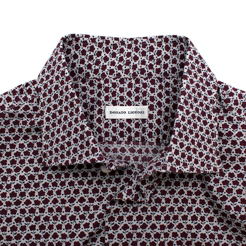 Donato Liguori Floral Cotton Shirt