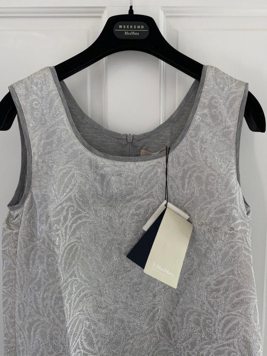 MaxMara silver tunic dress