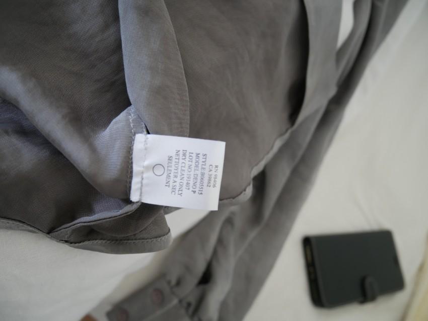 Theory Silver Deno Blouse