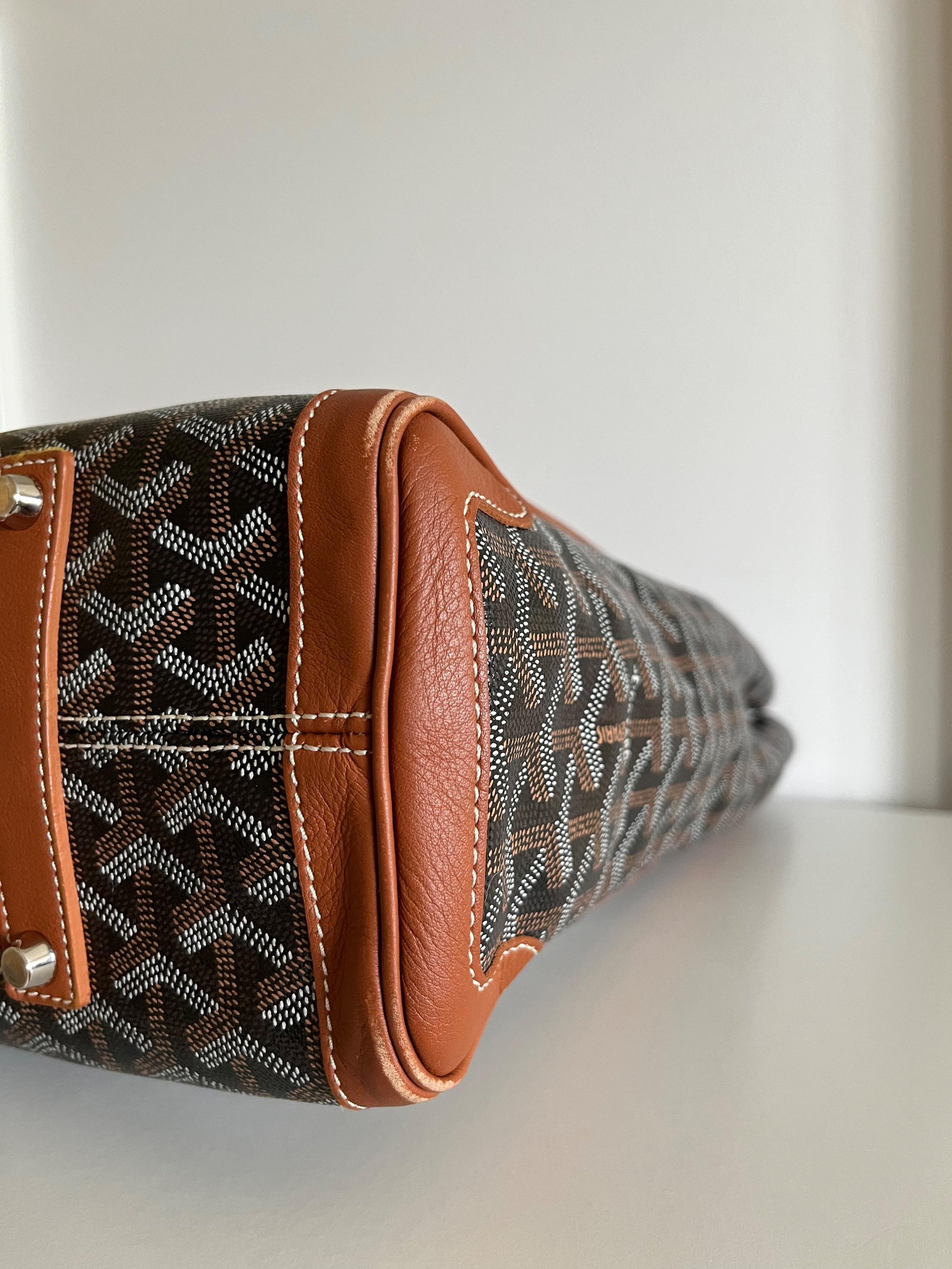 Black & Tan Voltaire Tote Bag