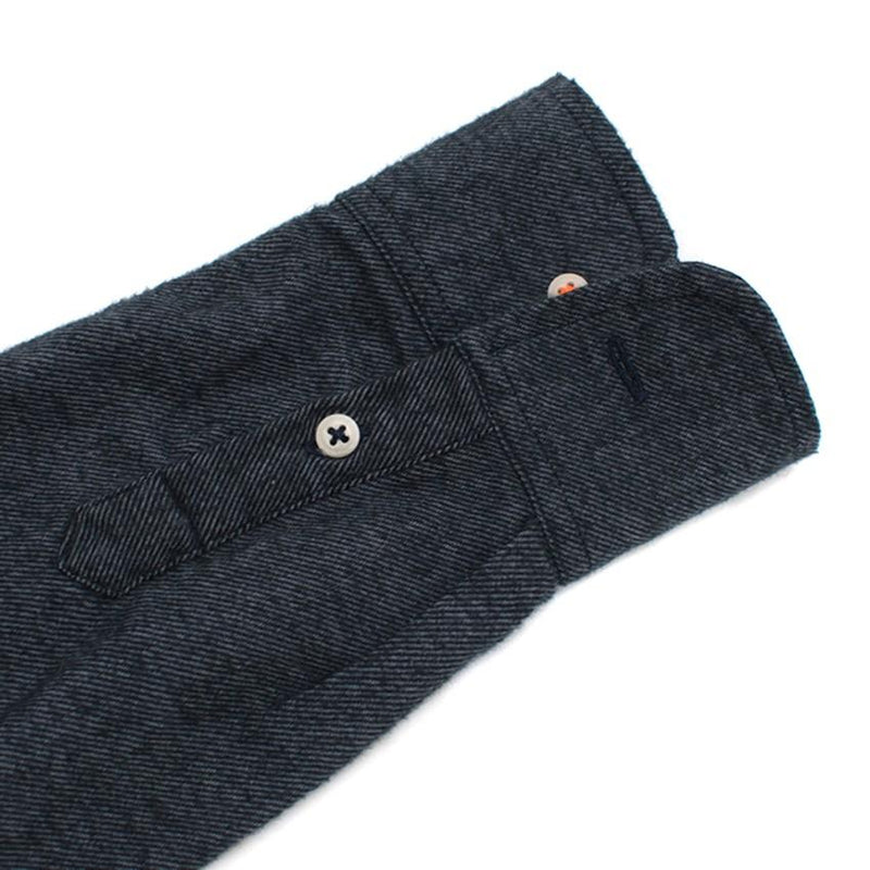 Chinti and Parker Blue Denim Flannel Organic Cotton Shirt