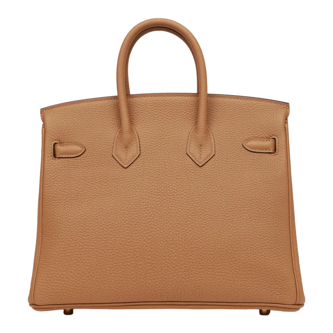 Hermès Birkin 25cm Togo Biscuit Gold Hardware