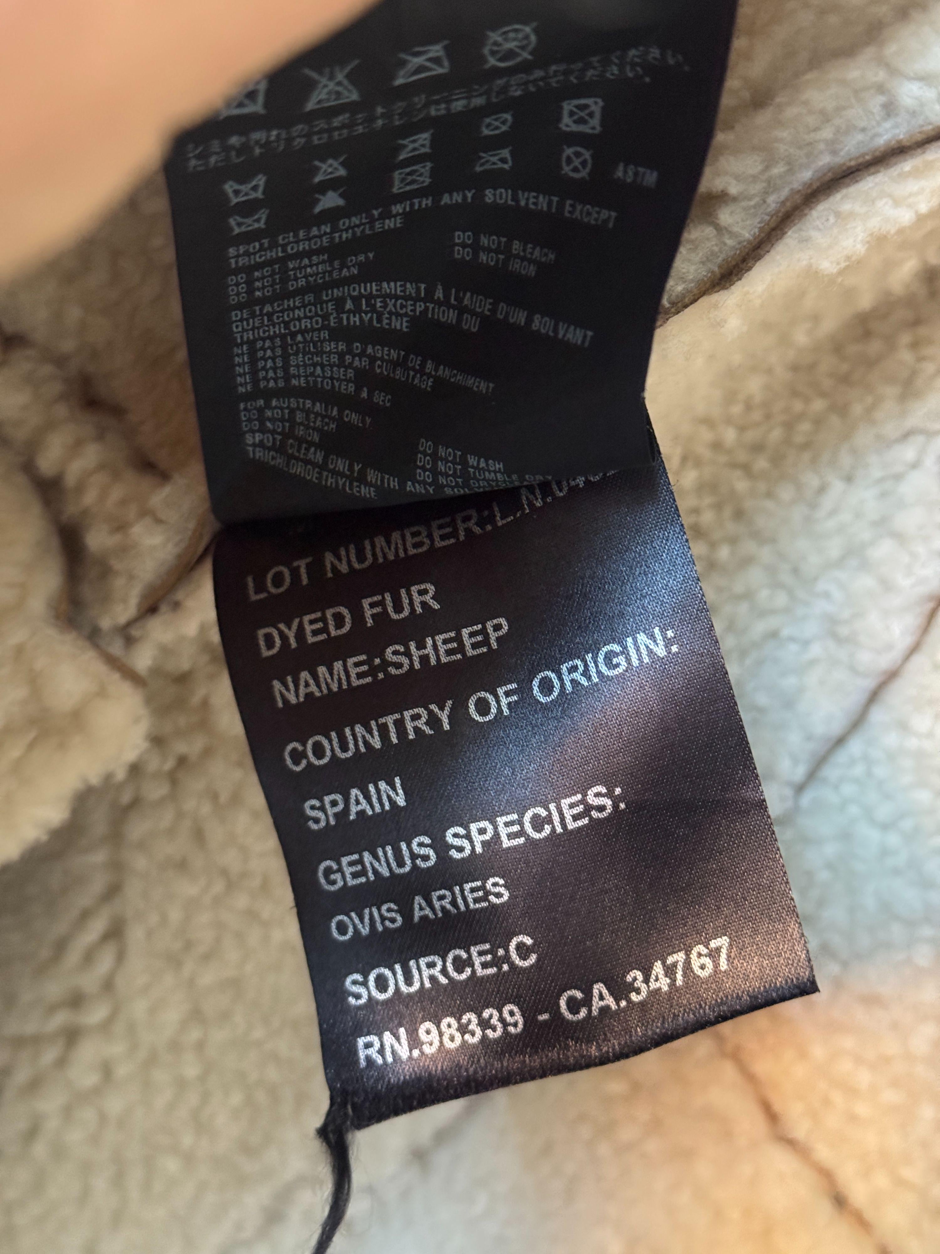 Prada Embellished Shearling Coat