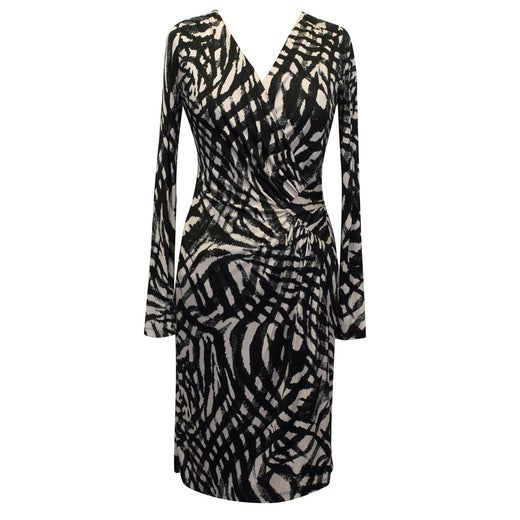 Ghost Jersey Black and Nude Dress